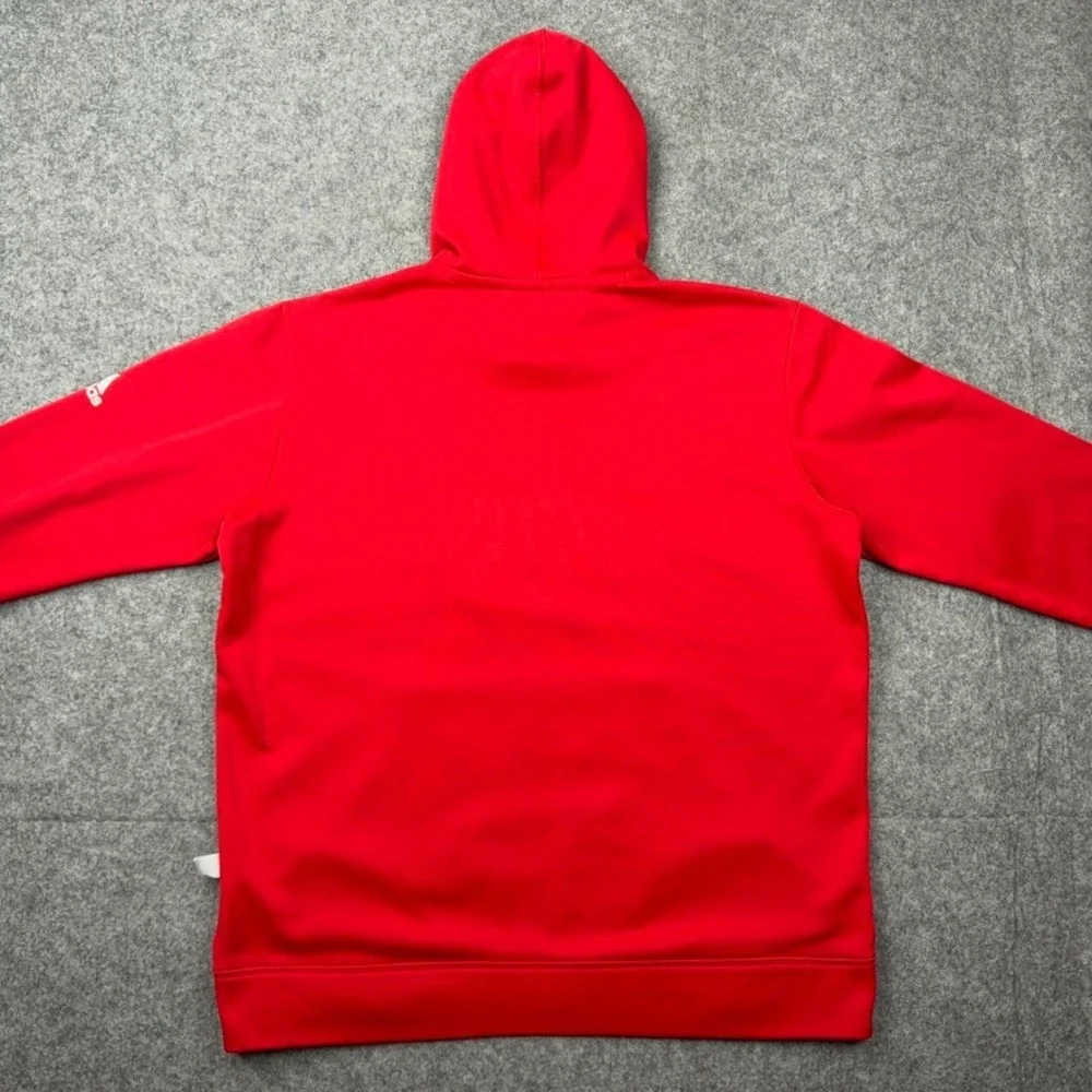 Washington Capitals Hoodie Mens XL Red Adidas NHL Hockey‎ Fleece Pullover